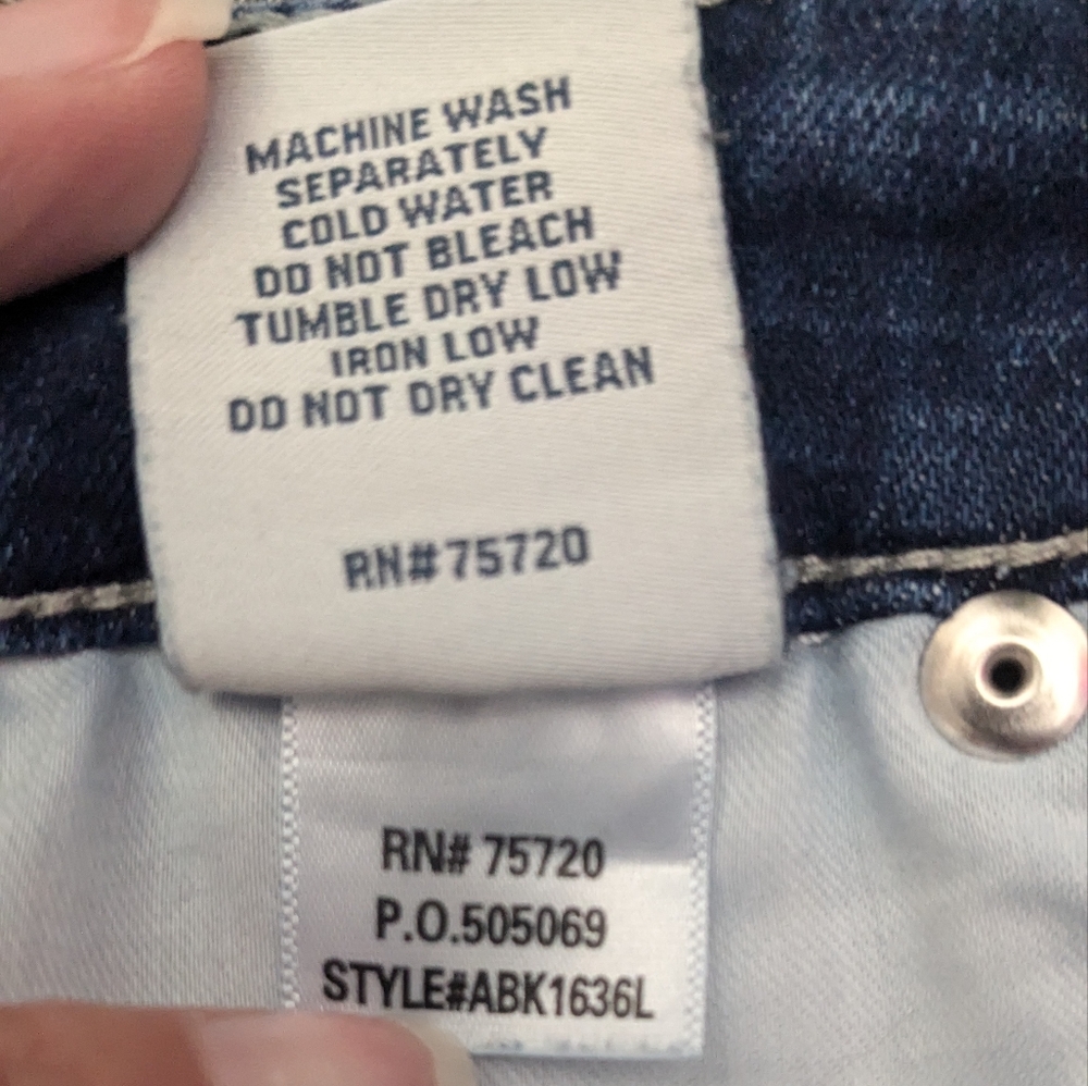 Buckle BKE Gabby Curvy High Rise Bootcut Jeans Sz 31 Fits Sz 14 Style ABK1636 - Picture 7 of 7